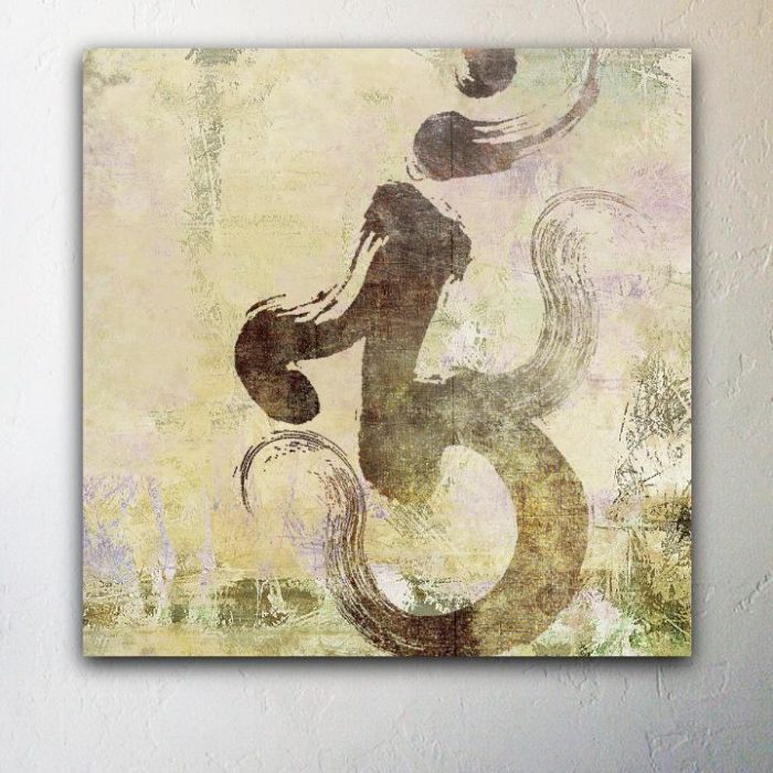OM Abstract Gallery Wrapped Canvas Giclee - Felicita Vibe® - felicitavibe.com