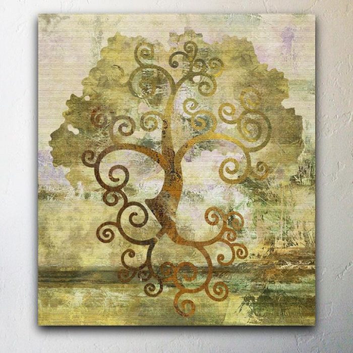 Tree of Life" Abstract Canvas Giclee Painting